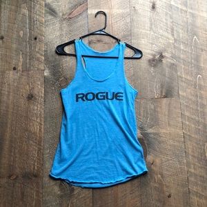 Rogue athletic tank. Blue. Large.